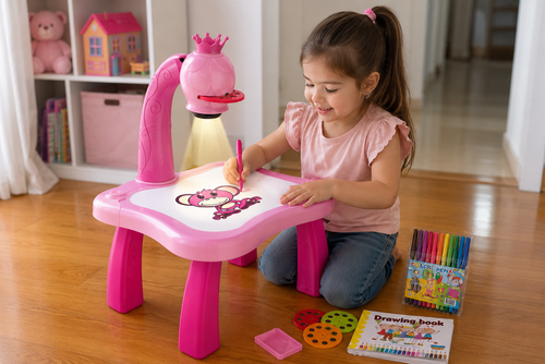 Escritorio de aprendizaje para niños (azul / rosa)
